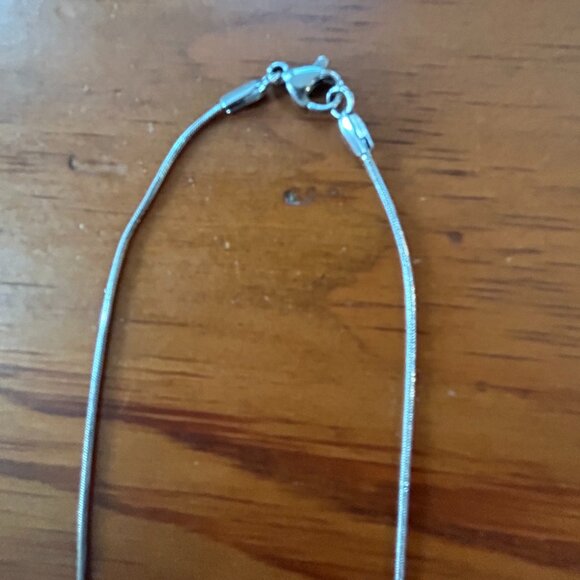 Tree of Life rainbow multicolored stones silvertone necklace - Picture 4 of 4